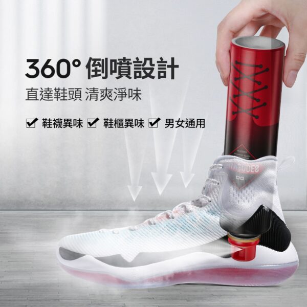 左顏右色鞋襪除臭噴霧200ml：圖片 2