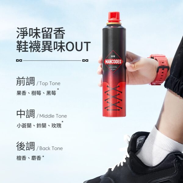 左顏右色鞋襪除臭噴霧200ml：圖片 5